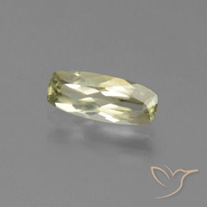 Diaspore Couleur Changeant Jaune clair naturelle Coussin, 0.96 ct, VVS-VS