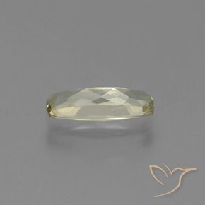 Diaspore Couleur Changeant Jaune clair naturelle Coussin, 0.96 ct, VVS-VS