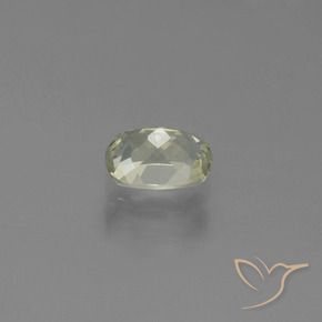 Diaspore Couleur Changeant Jaune pâle naturelle Coussin, 0.77 ct, VVS