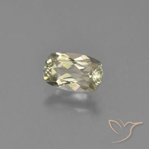 Diaspore Couleur Changeant Jaune clair naturelle Coussin, 0.91 ct, VS