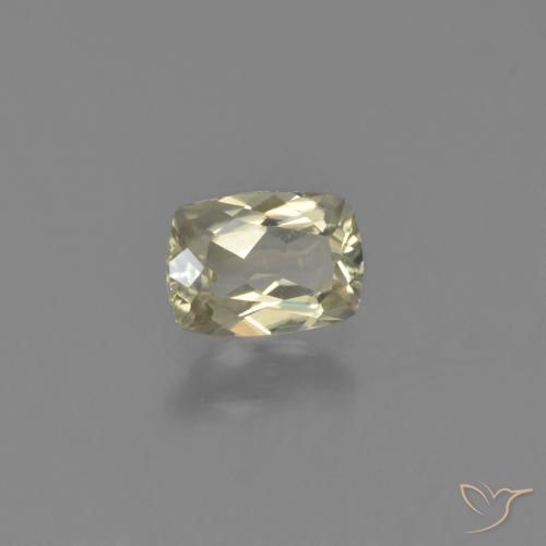 Diaspore Couleur Changeant Jaune clair naturelle Coussin, 0.63 ct, VVS-VS