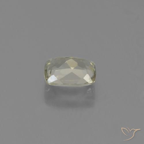 Diaspore Couleur Changeant Jaune clair naturelle Coussin, 0.63 ct, VVS-VS