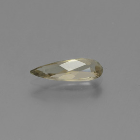 Diaspore à changement de couleur jaune naturelle en forme de poire, 1,36 ct, VVS-VS
