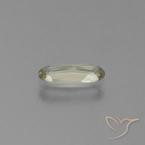 Diaspore Couleur Changeant Jaune clair naturelle ovale, 0.71 ct, VVS