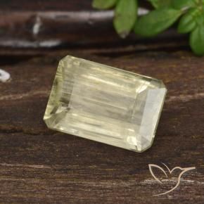 Diaspore Couleur Changeant Jaune très clair naturelle Octogone / coupe Émeraude, 1.59 ct, VS-SI