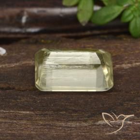 Diaspore Couleur Changeant Jaune très clair naturelle Octogone / coupe Émeraude, 1.59 ct, VS-SI