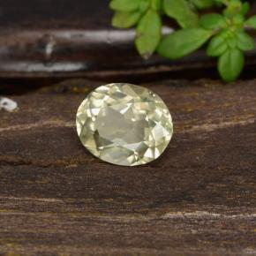 Diaspore à changement de couleur multicolore naturelle coupe ovale, 0,81 ct, VVS-VS