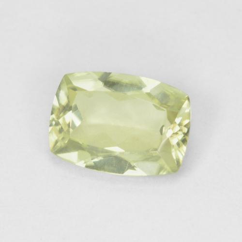 Diaspore à changement de couleur jaune naturelle coupe coussin, 0,96 ct, VVS-VS