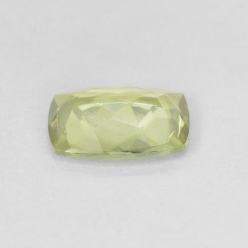 Diaspore à changement de couleur jaune naturelle coupe coussin, 0,96 ct, VVS-VS