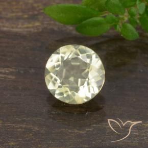 Diaspore Couleur Changeant Jaune clair naturelle Tour, 0.60 ct, VVS-VS