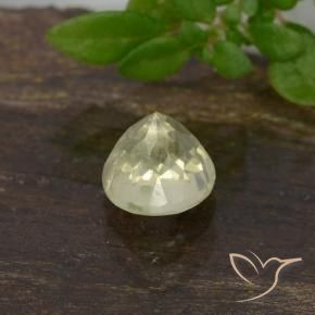 Diaspore Couleur Changeant Jaune clair naturelle Tour, 0.63 ct, VS-SI