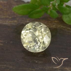 Diaspore Couleur Changeant Jaune clair naturelle Tour, 0.68 ct, VS