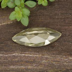 Diaspore à changement de couleur jaune naturelle marquise, 0,76 ct, VVS-VS