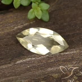 Diaspore Couleur Changeant Jaune clair naturelle Marquise, 0.78 ct, VVS-VS