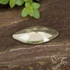Diaspore Couleur Changeant Jaune clair naturelle Marquise, 0.78 ct, VVS-VS