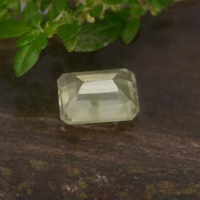 Diaspore Couleur Changeant Jaune très clair naturelle Taille émeraude, 0.70 ct, VS