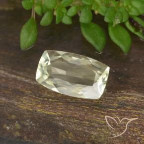 Diaspore Couleur Changeant Jaune clair naturelle Coussin, 0.71 ct, VVS-VS