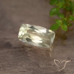 Diaspore Couleur Changeant Jaune très clair naturelle Coussin, 0.94 ct, VVS-VS