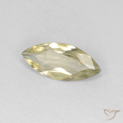 Diaspore Couleur Changeant Jaune pâle naturelle Marquise, 0.79 ct, VS