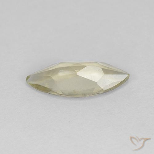 Diaspore Couleur Changeant Jaune pâle naturelle Marquise, 0.79 ct, VS