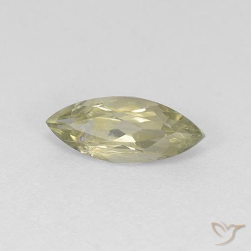 Diaspore Couleur Changeant Jaune clair naturelle Marquise, 0.83 ct, VS