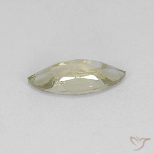 Diaspore Couleur Changeant Jaune clair naturelle Marquise, 0.83 ct, VS