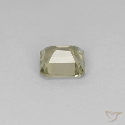 Diaspore Couleur Changeant Jaune clair naturelle Octogone / coupe Émeraude, 0.86 ct, VS