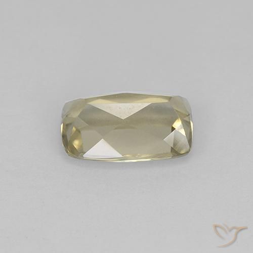 Diaspore Couleur Changeant Jaune très clair naturelle Coussin, 1.37 ct, VS