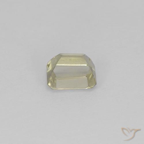 Diaspore Couleur Changeant Jaune clair naturelle Octogone / coupe Émeraude, 0.79 ct, VS