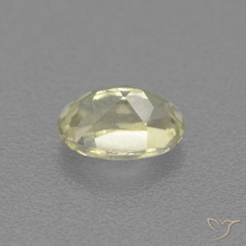 Diaspore Couleur Changeant Jaune clair naturelle ovale, 0.64 ct, VS