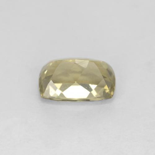 Diaspore Couleur Changeant Jaune clair naturelle Coupe coussin, 0.89 ct, VS
