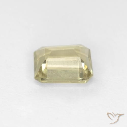 Diaspore Couleur Changeant Beige jaune naturelle Octogone / coupe Émeraude, 0.94 ct, VS