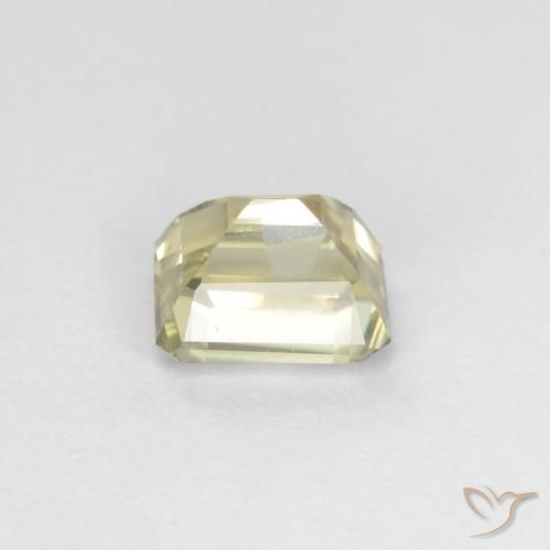Diaspore Couleur Changeant Beige jaune naturelle Octogone / coupe Émeraude, 0.85 ct, VS