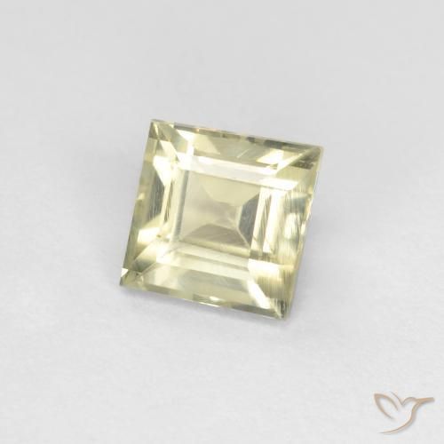 Diaspore Couleur Changeant Beige jaune naturelle Carré, 0.89 ct, VS