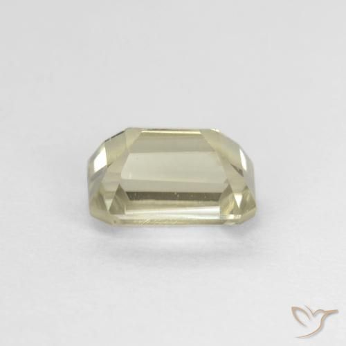 Diaspore Couleur Changeant Jaune pâle naturelle Octogone / coupe Émeraude, 0.97 ct, VS