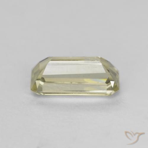 Diaspore Couleur Changeant Jaune moyen naturelle Octogone / coupe Émeraude, 0.76 ct, VS