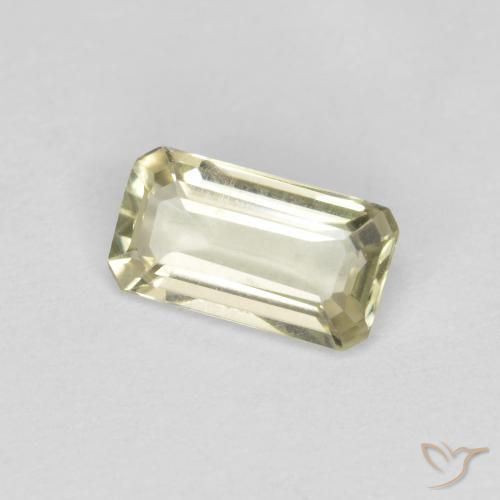 Diaspore Couleur Changeant Beige jaune naturelle Octogone / coupe Émeraude, 0.55 ct, VS