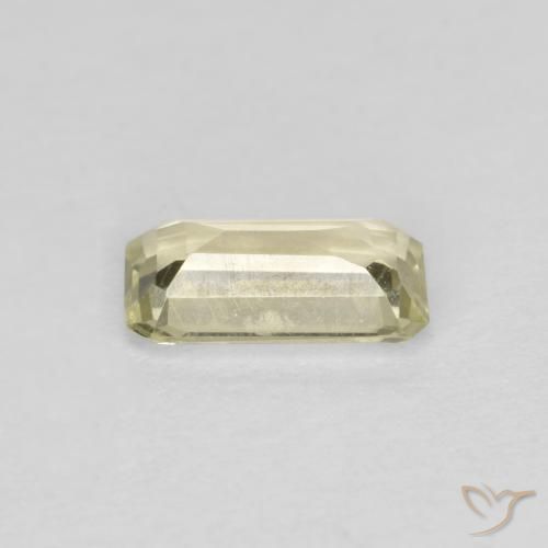 Diaspore Couleur Changeant Beige jaune naturelle Octogone / coupe Émeraude, 0.55 ct, VS