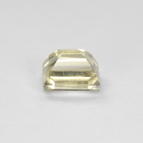 Diaspore à changement de couleur jaune naturelle baguette, 0,46 ct, VS