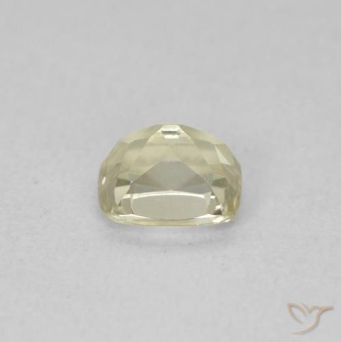 Diaspore Couleur Changeant Jaune clair naturelle Coussin, 0.82 ct, VVS