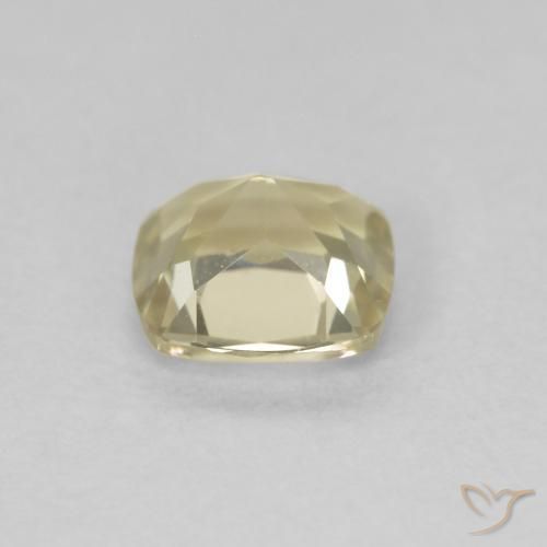 Diaspore Couleur Changeant Jaune clair naturelle Coussin, 0.67 ct, VVS