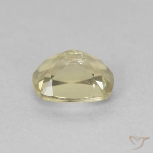 Diaspore Couleur Changeant Jaune clair naturelle Coussin, 0.74 ct, VS