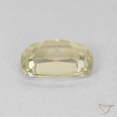 Diaspore Couleur Changeant Jaune clair naturelle Coussin, 0.85 ct, VS