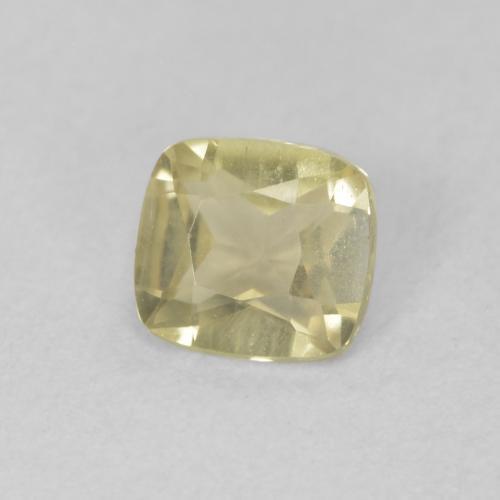 Diaspore Couleur Changeant Jaune clair naturelle Coussin, 0.54 ct, VS