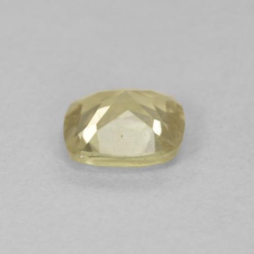 Diaspore Couleur Changeant Jaune clair naturelle Coussin, 0.54 ct, VS