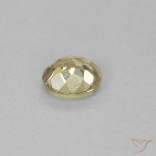Diaspore Couleur Changeant Jaune clair naturelle Tour, 0.21 ct, VVS-VS