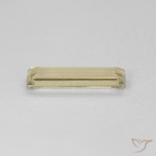 Diaspore Couleur Changeant Jaune très pâle naturelle Baquette, 1.08 ct, VVS-VS