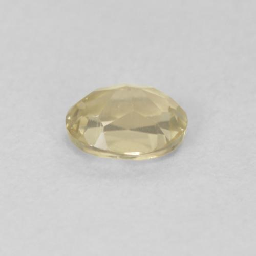 Diaspore Couleur Changeant Jaune très clair naturelle ovale, 0.29 ct, VS