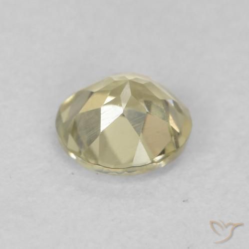 Diaspore Couleur Changeant Jaune clair naturelle Tour, 0.31 ct, VVS-VS