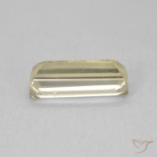 Diaspore Couleur Changeant Jaune clair naturelle Baquette, 1.01 ct, VVS-VS